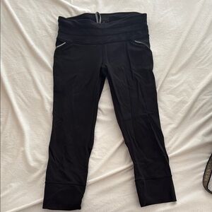 Athleta Women's Black leggings no pockets